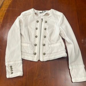 White House Black Market jean blazer